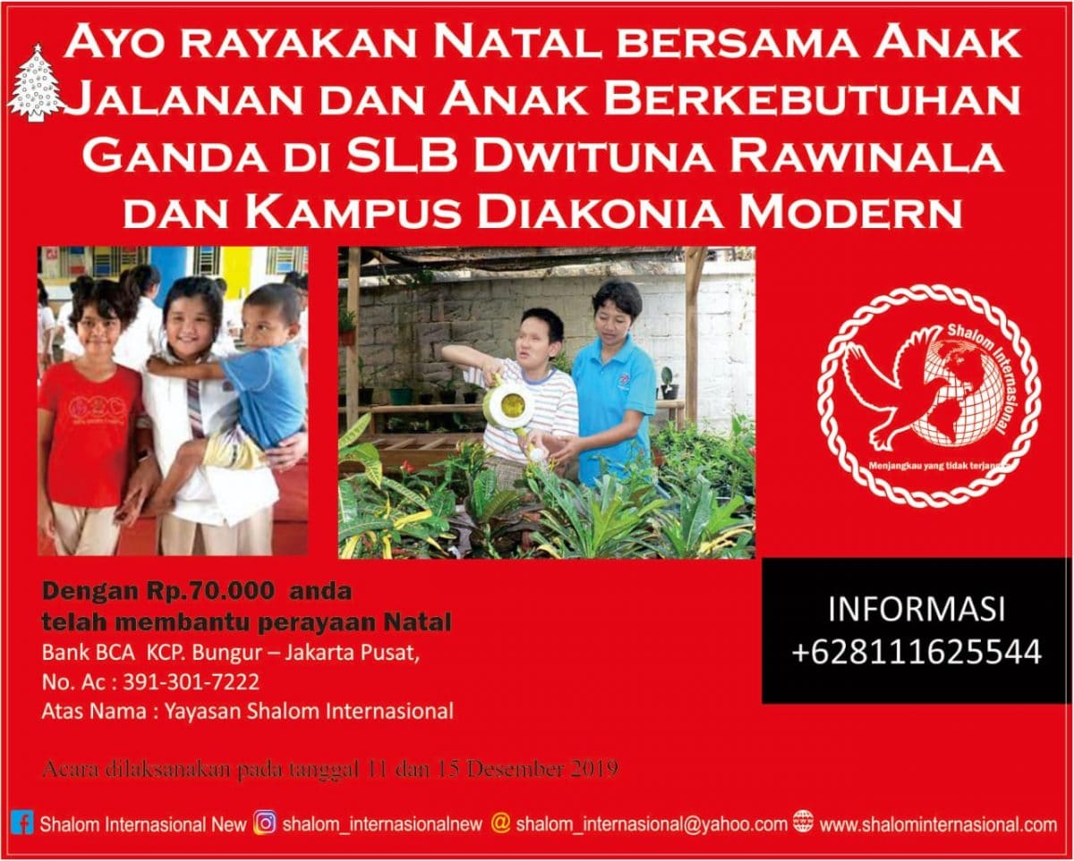 Read more about the article Natal Bersama Anak Jalanan Dan Anak Berkebutuhan Ganda
